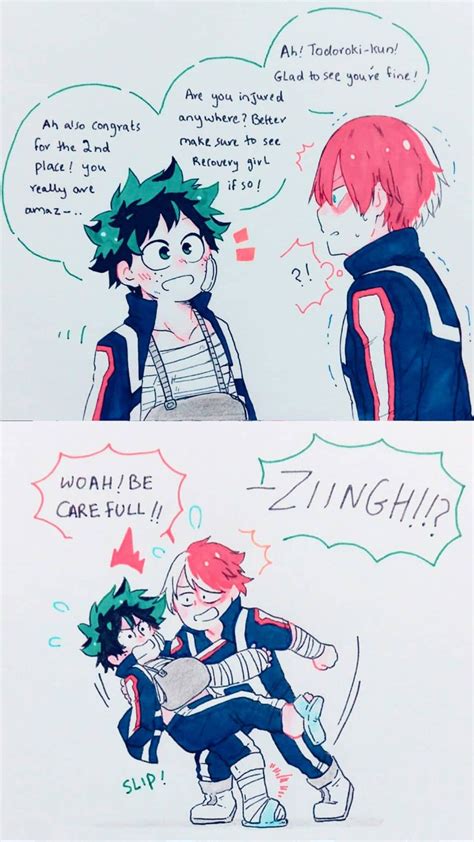 Todoroki Shouto And Midoriya Izuku Parejas De Anime Manga Personajes