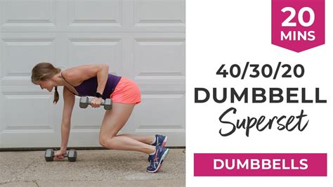 Dumbbell Superset Hiit Workout 8 Dumbbell Hiit Exercises At Home Youtube