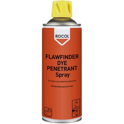 Rocol 63151 Flawfinder Dye Penetrant Spray 300ml From Lawson His