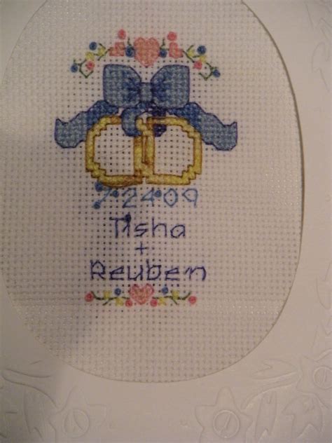Wedding card cross stitch kit only £7.99. Nitza's Cross-stitch: Wedding Card