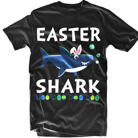 Easter Shark Doo Doo Doo Svg, Shark Svg, Easter Shark ears t shirt