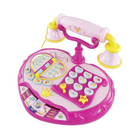 Princess Electronic Baby Phone Toy Kid Music Machine Telephone Toy With