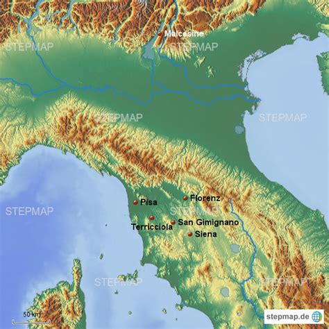 Stepmap Italien Landkarte Für Deutschland
