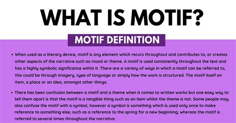 💌 Motif Examples In Literature Motif Examples 2022 11 12