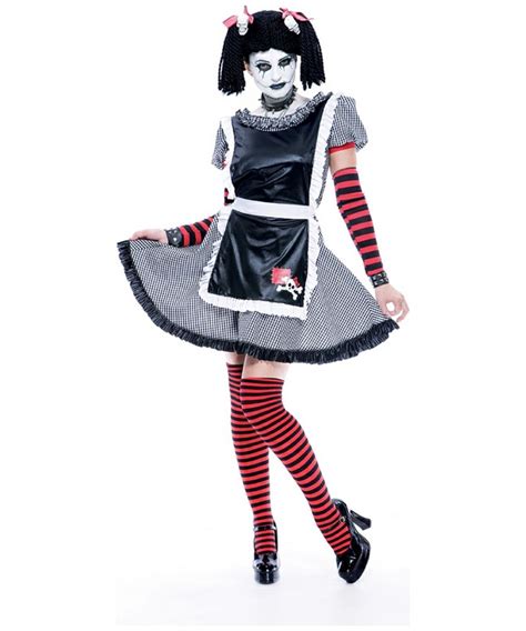 gothic rag doll costume adult costume rag halloween costume at wonder costumes