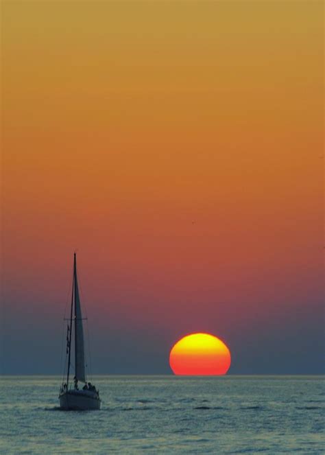 Sailing Off Into The Sunset Photograph By Frozen In Time Fine Art