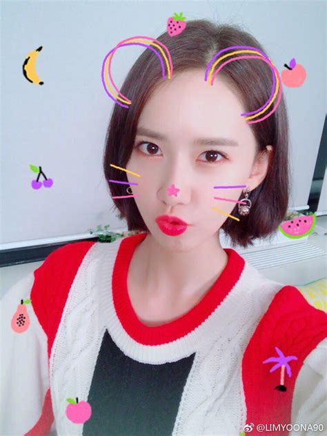 Yoona wields her short hair like a fierce warrior, takes no prisoners. Yoona's Short Hair Domination Continues (Eman Live On ...