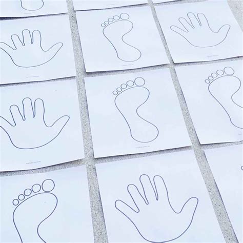 Printable Hopscotch Hands And Feet Game Kids Learning Etsy