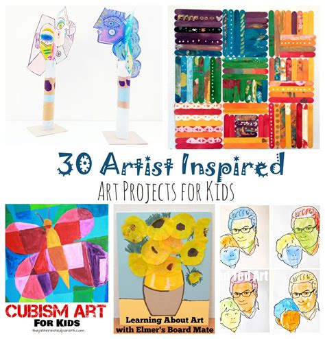 30 Artist Inspired Art Projects For Kids The Pinterested Parent