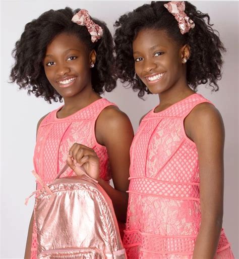 Pin By Sarah Lovett On African Americans African American Twin Girls Identical Twins