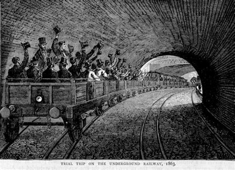 Jan 10 1863 The London Underground Opens With Gas Lit Steam Powered