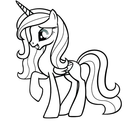 My Pretty Pony Coloring Pages At Free Printable