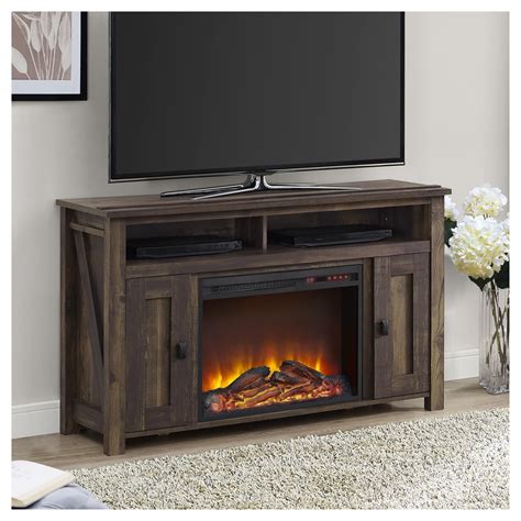 Tv stand with electric fireplace valley pine. Farmington Electric Fireplace TV Console for TVs up to 50 ...