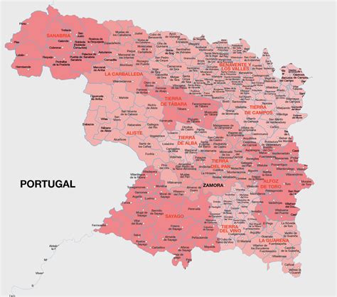 Mapa Vectorial Illustrator Eps Municipios Zamora Bc Maps Mapa