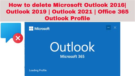 How To Delete Microsoft Outlook 2016 Outlook 2019 Office 365 Outlook