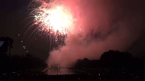 Time Lapse 4th July Fireworks Washington Dc 2015 Youtube