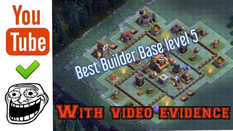 When the builder hall is upgraded to this point, you can access all structures of the same level by unlocking also the first hero of the island, the war machine. BEST BUILDER BASE FOR LEVEL 5, with video proof - YouTube