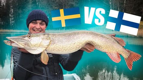 Sweden Vs Finland Pike Fishing Competition Ft Urpoerämies Youtube