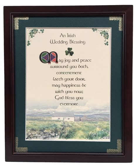 Irish Wedding Blessing May Joy And Peace 8x10