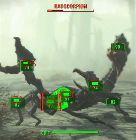 Fallout 4 What Are The Bars At The Limbs Telling Me In Vats Arqade