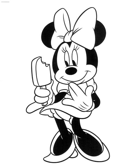 Minnie Mouse Coloring Lesson Kids Coloring Page Coloring Lesson