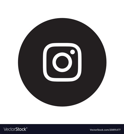 White Instagram Logo Vector