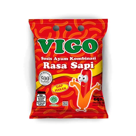 Vigo Sosis Ayam Kombinasi Rasa Sapi Isi 50 Madusari Foods