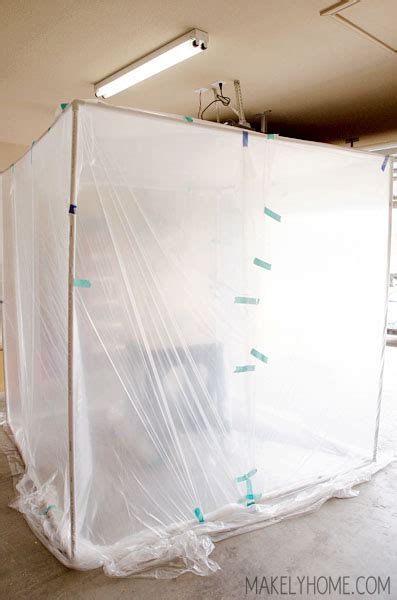 With all the diy projects out there this spray painting trick will help keep the mess at a minimum! $50 DIY Collapsible Spray Paint Tent