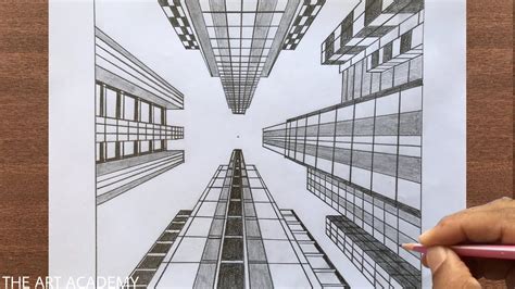 How To Draw Buildings In Point Perspective