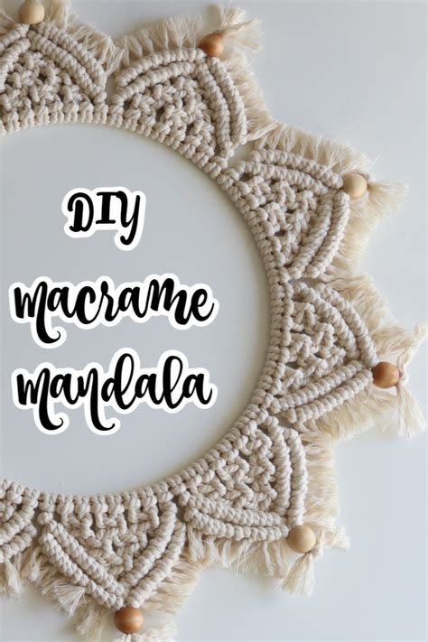 How would you reinvent your backyard? DIY Macrame on the Wall Mandala Crown