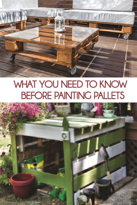 Painted Furniture Ideas What To Know Before Painting Pallets