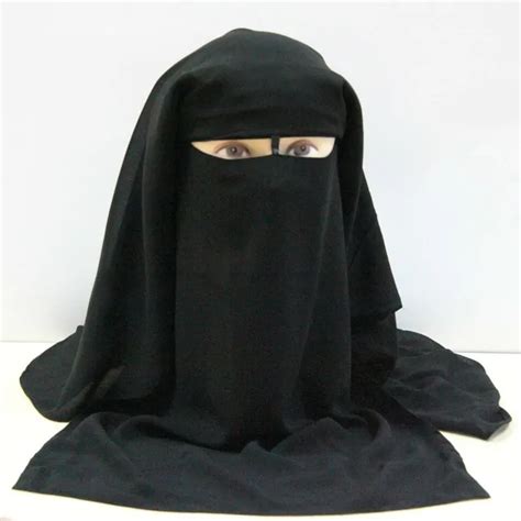 pleine longue arabie niqab hijab burqa couvre face islamique voile abaya hijab Écharpe wrap