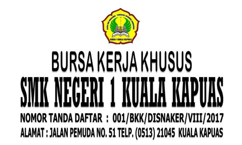 Operator | pt sparepart otomotif 1 ( kawasan kiic. Kop Surat Bkk Smk - Contoh Kop Surat
