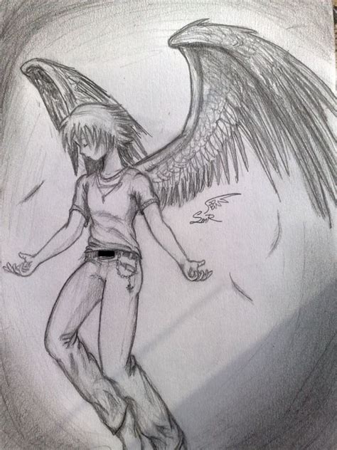 Inspirasi 37 Anime Angel Boy Drawing