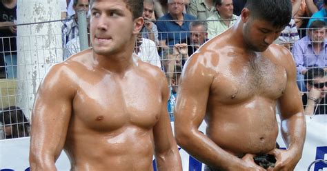 Hot Guys Nude Turkish Oil Wrestlers