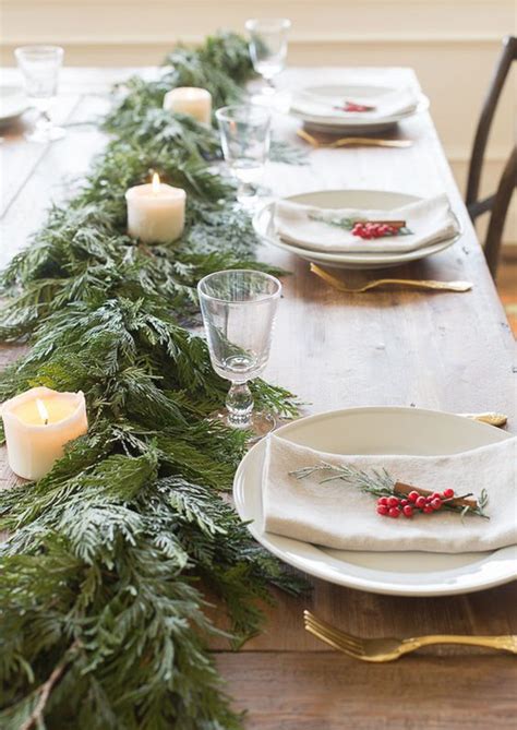 Buy now christmas tree dinner plate, $44. 15 Traditional Christmas Table Setting Ideas | HomeMydesign