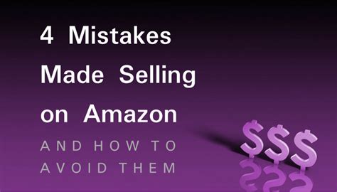 Interview 4 Mistakes Made Selling On Amazon And How To Avoid Them