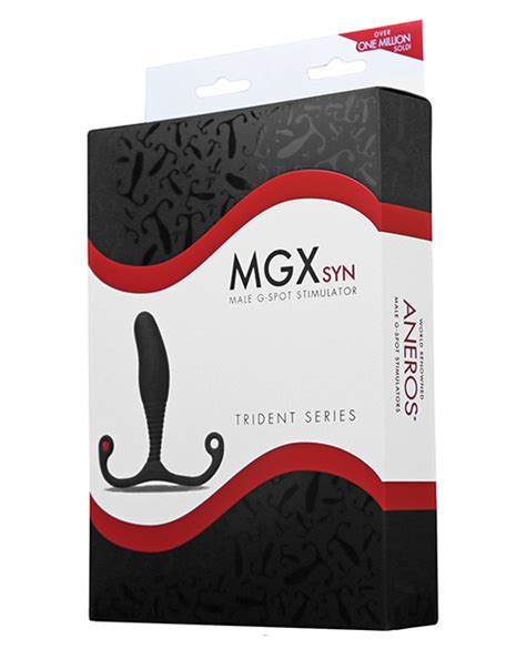 Aneros Mgx Syn Trident Black Prostate Massager Adonis Enterprises Inc