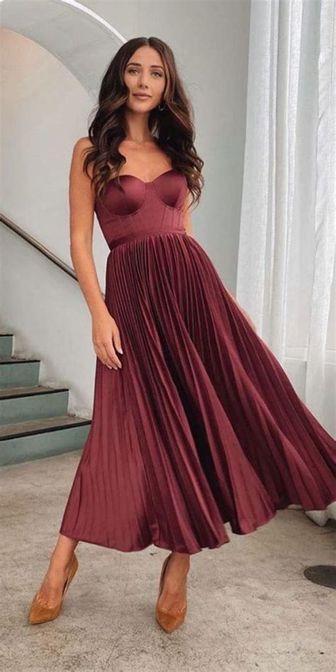 Tea Length Dresses For Wedding Guest Wedding Guest Dresses For Every Seasons Style In