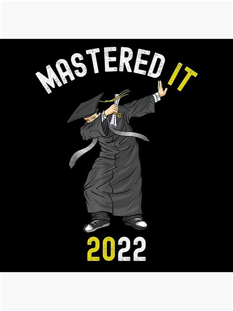 Mastered It 2022 For Master Graduation Master 2022 Graduation Canvas