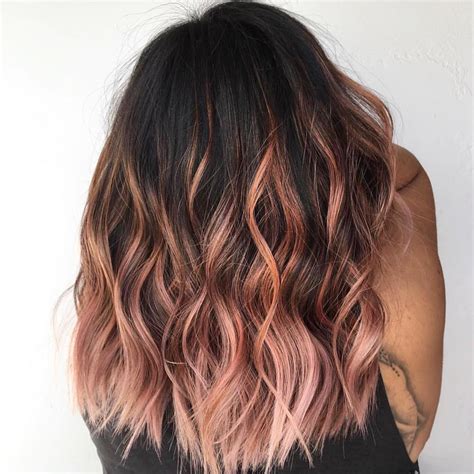 rose gold ombré a warm glow of color in your hair