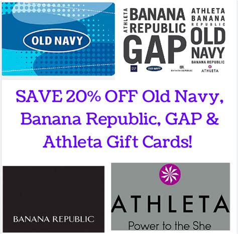 How many gift cards can you use at athleta? Staples.com: Save 20% On Gap, Old Navy, Banana Republic & Athleta Gift Cards! - MySweetSavings ...