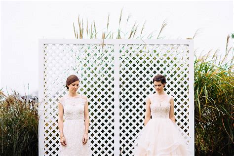 Beautiful Happy Lesbian Wedding By Stocksy Contributor Jennifer