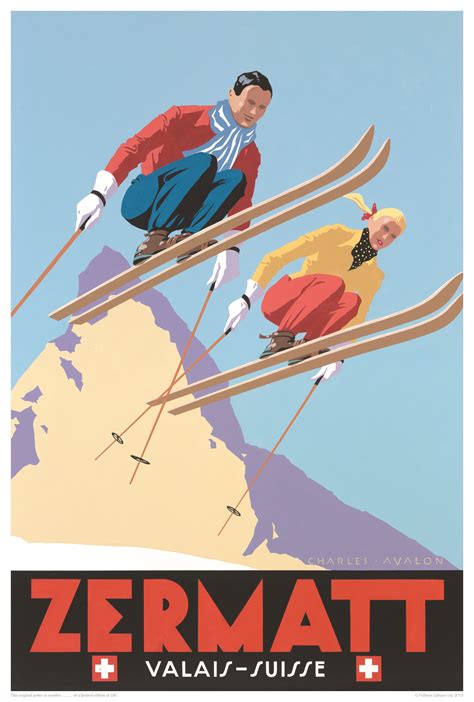 Pullman Editions Zermatt Poster £395 Quintessentiallyts