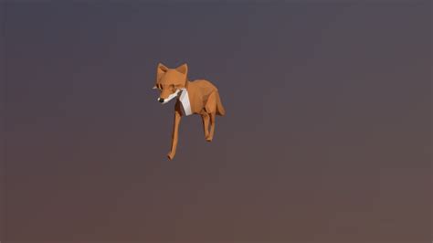 Fox Walk Cycle 3d Model By 29271100 Jackwilling 33c2756 Sketchfab