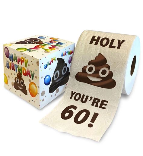 Buy Printed Tp Holy Poop Youre 60 Printed Toilet Paper Gag T