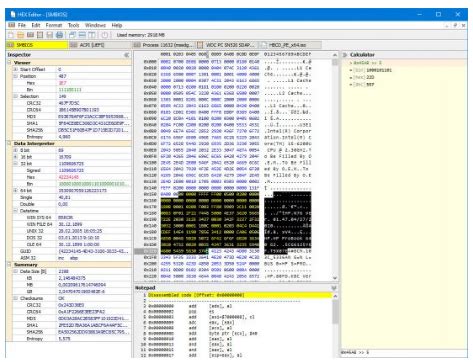 Powerful multiple files hexadecimal editor with data inspector, calculator, file compare, memory dumper and disk dumper (nt only). MiTeC Hexadecimal Editor 7.1.0.0 Latest - S0ft4PC