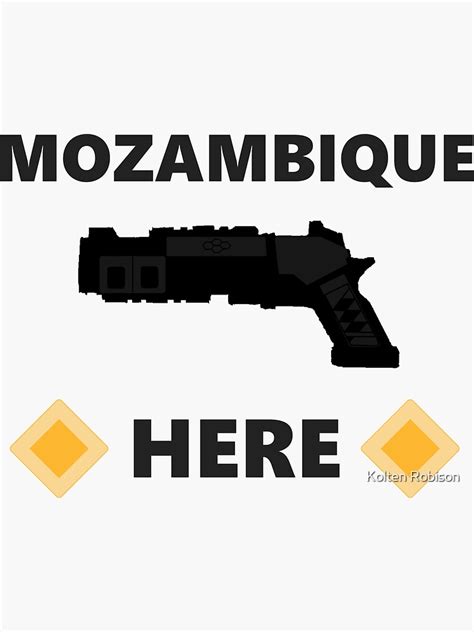 Apex Legends Mozambique Here Sticker For Sale By Koltenrobison