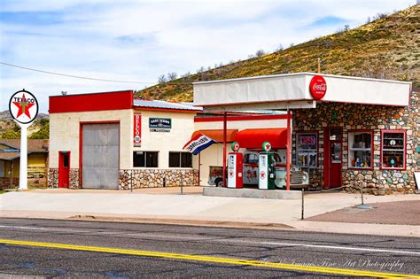 Vintage Texaco Gas Station In Yarnell Arizona Tandk Images Fine Art