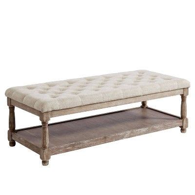 And to make it easier, we have paired them up with some of our best chairs to match Arianna Tufted Bench Beige/Brown - ioHOMES | Tufted bench ...